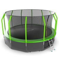 Батут EVO JUMP Cosmo 16ft (Green) с нижней сеткой